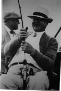 Herbert Hoover fishing in the Keys. Like you to consider that you should never trust a President who doesn't fish!