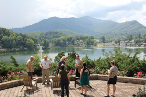 The views overlooking Lake Junaluska are quite spectacular. 