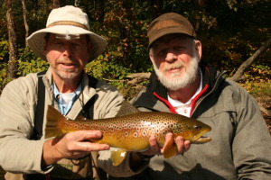 My first Maryland Brown Trout-yes it was released!!!