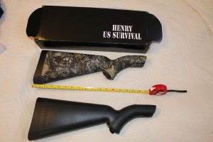 Henry US Survival rifle packs a great, accurate punch, but also packs in a  day pack of only 18-inches deep.
