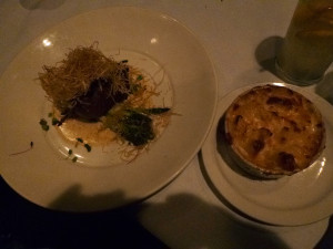 Mac and cheese lobster and a filet! Where is heaven on earth? This plate was!