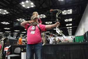 From archery to any outdoor nature sport the youngster can "ride the bar" and learn the sport directly from dad or mom! 