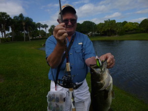 Fishing buddy Russ Barrus, a Veteran Military  man as well as big bass angler popped a good one today!