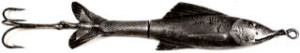 $22,000, yes, 22-K sold at Lang auction in Kennebunkport, Maine. This rare metal lure was made in 1860's