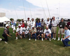 My class. Taught 400-fly casting techniques in 4-days for Camping World in Wyoming!