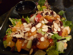 This salad was a meal in itself. It had everything a gourmet would love!