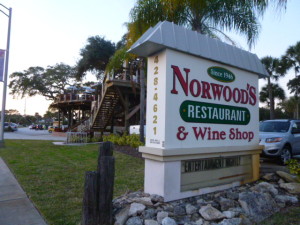 Norwood's Eatery and Bar Sports a Treehouse and some of the best vittles I have ever eater. The restaurant has been around since 1946 and has evolved into a uniquely special place to visit and "sup."
