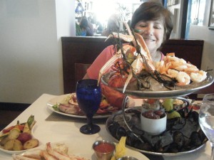 Virginia Beach and the seafood is easy!  And, very, very fresh and good!