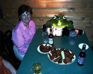 barb and frog chicken wings