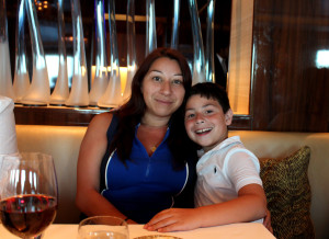 Melissa and Nathan family friends of David and Elihana on the cruise. 